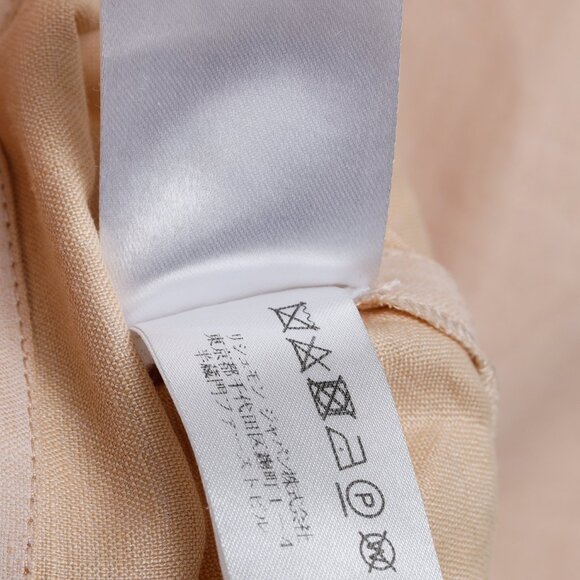 Chloe SS18 Biscuit Pink Embroidered Linen Mini Dress - Picture 10 of 11